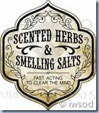 smelling salts label