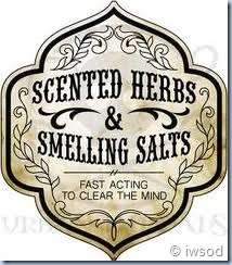 smelling salts label